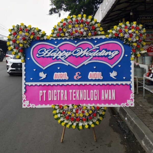 Bunga Papan Wedding