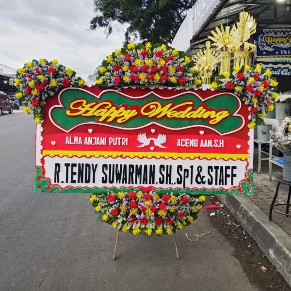 Bunga Papan Wedding
