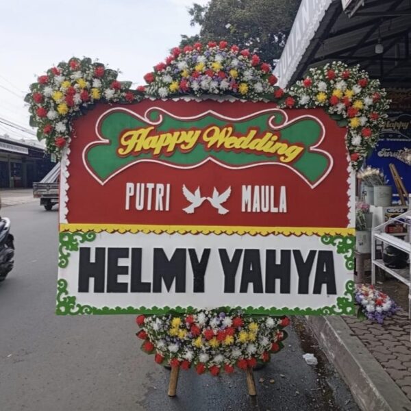 Bunga Papan Wedding